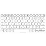 Logitech Keys-To-Go 2 便攜藍牙鍵盤 (淺灰色)